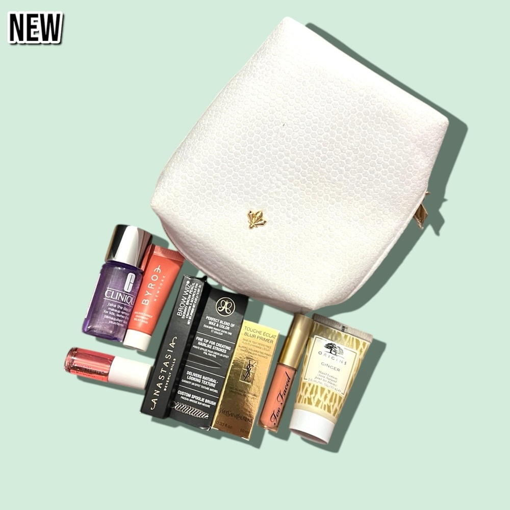 New Luxury Travel Sized Bundle NWT 8 Pieces Clinique/YSL/ Too Faced/Byroe